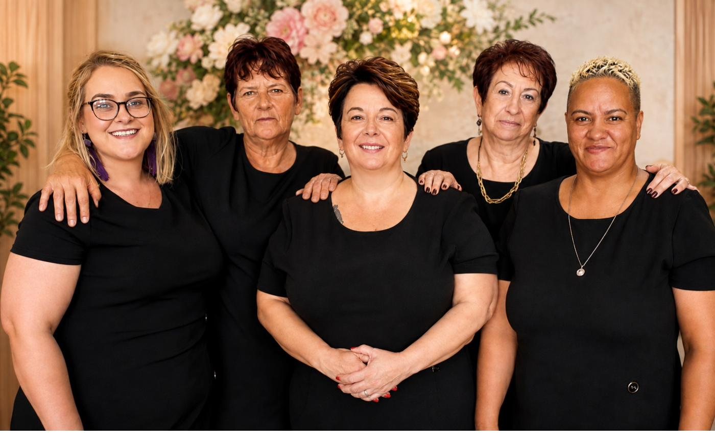 The Journey's End Funeral Home team at their North End premises in Gqeberha.